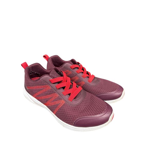Vionic Shoes - Vionic Womens Shay Red 9 Sneakers Merlot